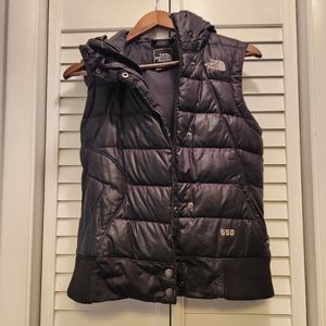 North Face hooded Vest